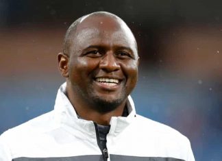 Patrick Vieira Appointed as Crystal Palace New Manager