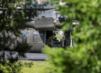 US Air Force Helicopter Made Emergency Landing Downtown Bucharest