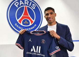 Football: Achraf Hakimi at PSG till 2026