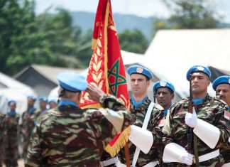 MINUSCA: Medals Awarded to 752 Moroccan Peacekeepers and 3 Military Observers for their Contribution to the Return of Peace in the Central African Republic