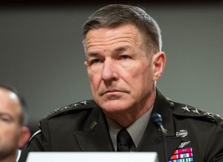 Chief of Staff of U.S. Army Received by Minister in charge of National Defense Administration and FAR Inspector General