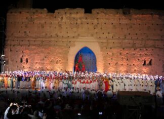 El Badi palace reawakens as Marrakech hosts Festival of Folk Arts