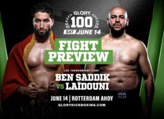 Heavyweight titans collide: Ben Saddik vs. Laidouni at Glory 100