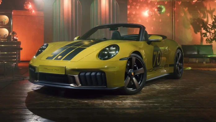 Porsche Morocco unveils rare 911 Spirit 70 convertible