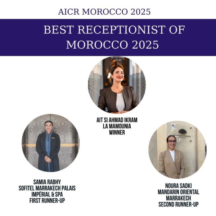 La Mamounia’s Ikram Aït Si Ahmad wins "Morocco’s Best Hotel Receptionist" award