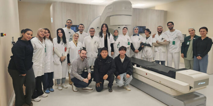 The International University Hospital Mohammed VI in Rabat has started using a new cancer treatment machine called the uRT LINAC 506C The International University Hospital Mohammed VI in Rabat has started using a new cancer treatment machine called the uRT LINAC 506C
