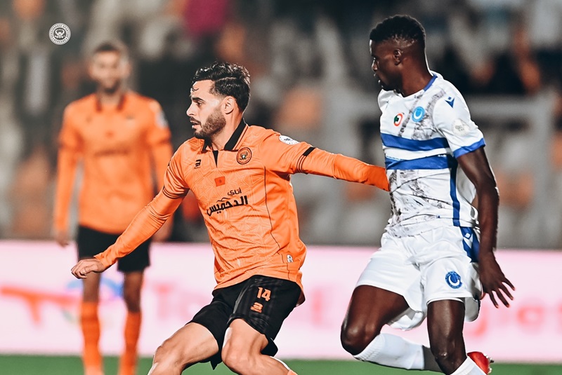 RS Berkane scored a late penalty to draw 1-1 with Al Hilal Omdurman in the first leg of their quarter-final in the CAF Champions League RS Berkane scored a late penalty to draw 1-1 with Al Hilal Omdurman in the first leg of their quarter-final in the CAF Champions League