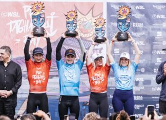 Basque surfers dominate Morocco surf: Etxabarri and Amatriain win QS titles at Taghazout Bay Janire Gonzalez Etxabarri and Adur Amatriain from the Basque Country (EUK) won the Pro Taghazout Bay a QS 4,000 surfing event.