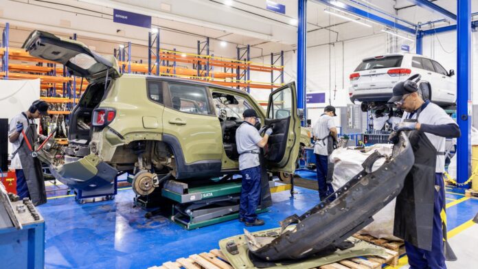 Stellantis said its recycling operations improved significantly last year.