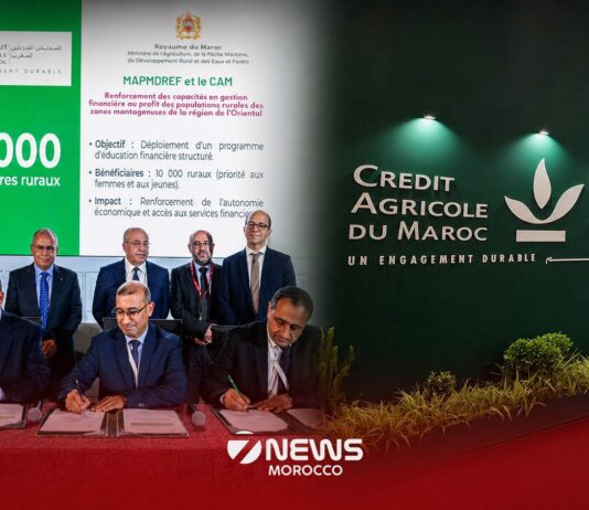Crédit Agricole du Maroc to train financial literacy to 10,000 farmers in Morocco Crédit Agricole du Maroc and the Ministry of Agriculture signed an agreement to help rural farmers learn basic financial skills