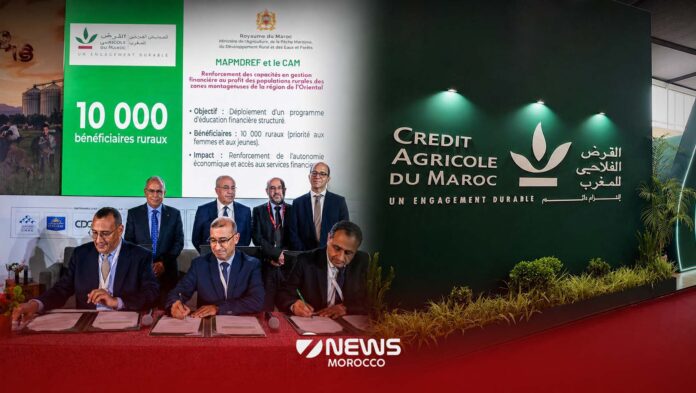 Crédit Agricole du Maroc and the Ministry of Agriculture signed an agreement to help rural farmers learn basic financial skills