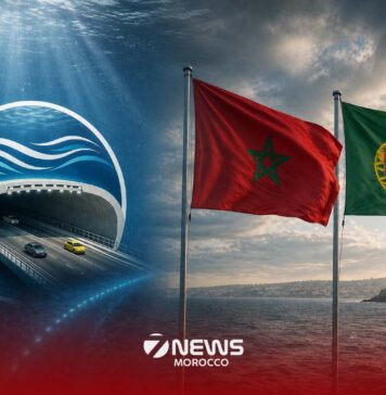 Portugal and Morocco plan €800m undersea road link across Strait of Gibraltar The proposal would link northern Morocco near Tangier with southern Portugal in the Algarve. It would be an undersea tunnel for cars and other vehicles, running beneath the Strait of Gibraltar.