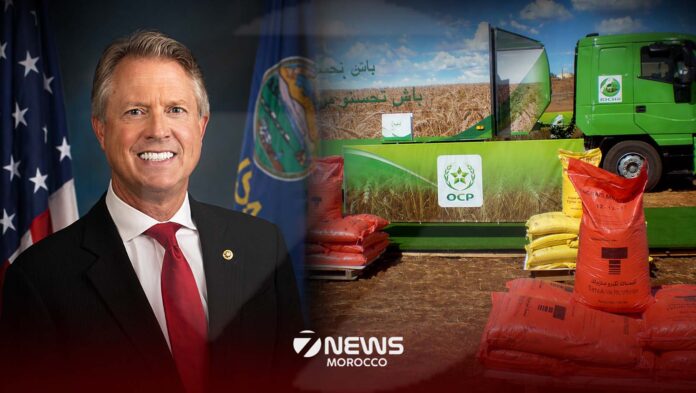 A Republican US senator has put forward a bill that would remove tariffs on phosphate fertilisers, including imports from Morocco, in an effort to reduce costs for American farmers.