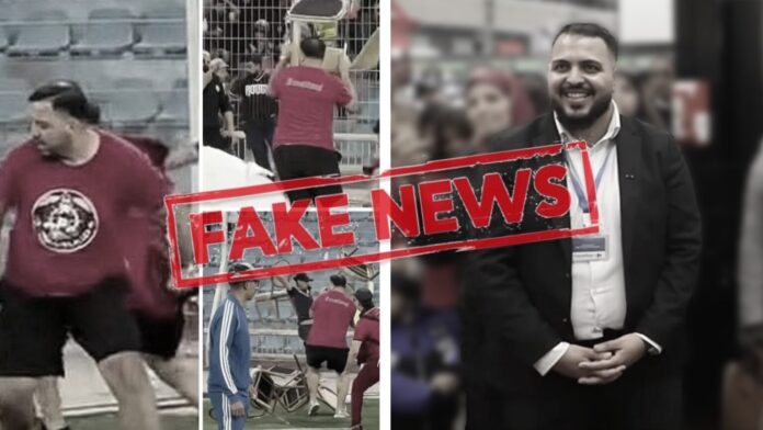 Moroccan authorities say a shop manager in Salé had nothing to do with the violence during the CAF Confederation Cup semi-final between Olympique de Safi and USM Alger.