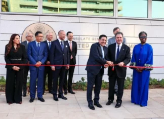 US opens new $350m consulate in Casablanca The US has opened a new Consulate General in Casablanca Finance City. The project cost more than $350m