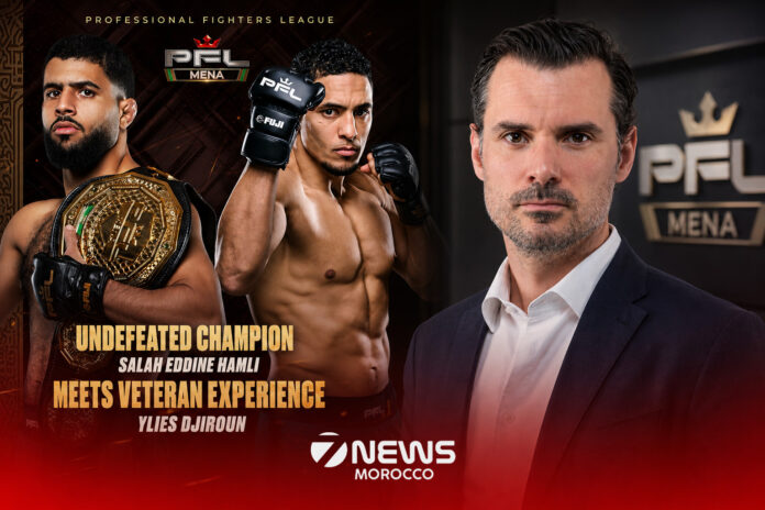 Jerome Mazet spoke highly of the PFL MENA reigning lightweight champion Salah Eddine Hamli ahead of his upcoming fight against Ylies Djiroun