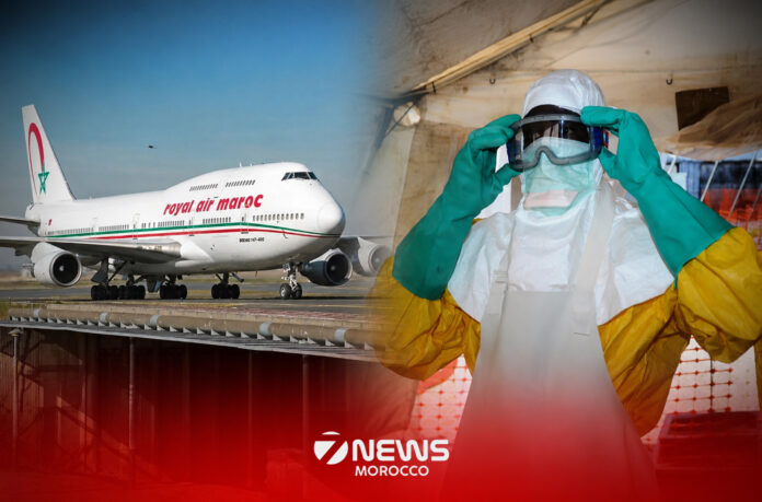 Passengers who have been in parts of central and east Africa will no longer be allowed to board Royal Air Maroc flights to the United States