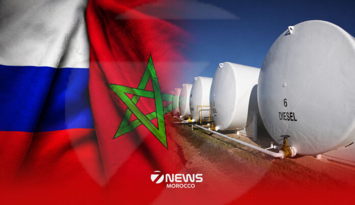 Russian diesel is continuing to arrive in Morocco by sea, even as Russia’s energy system is disrupted by drone strikes,