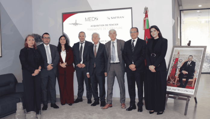 MEDZ has signed a deal with SAEAM, a unit of Safran Aircraft Engines, to buy industrial land in the MidParc zone in Nouaceur.