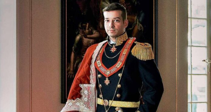 Jonas Lauwiner, 31, also uses a string of invented titles including “Emperor of the Lauwiner Empire” and “Field Marshal of the Empire Legion”.