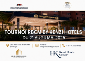Kenzi Rose Garden draws top players for four-day bridge tournament The tournament runs from 21 to 24 May at the Kenzi Rose Garden in the Hivernage district. It is organised by the Royal Moroccan Bridge Federation