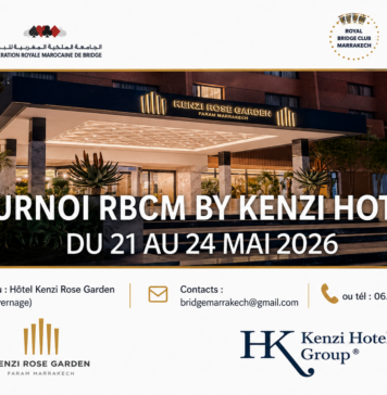Kenzi Rose Garden draws top players for four-day bridge tournament The tournament runs from 21 to 24 May at the Kenzi Rose Garden in the Hivernage district. It is organised by the Royal Moroccan Bridge Federation