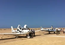 Pilots retrace historic airmail routes in Morocco rally A group of pilots has landed in the coastal town of Tarfaya in southern Morocco as part of a rally retracing early airmail routes between Europe and Africa.