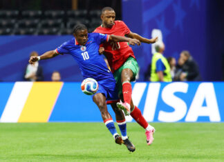 Morocco survive Haiti scare to reach World Cup knockout stage Morocco are through to the World Cup knockout stage after coming from behind twice to beat Haiti 4 to 2 on Thursday