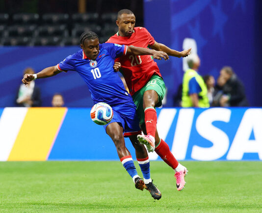 Morocco survive Haiti scare to reach World Cup knockout stage Morocco are through to the World Cup knockout stage after coming from behind twice to beat Haiti 4 to 2 on Thursday