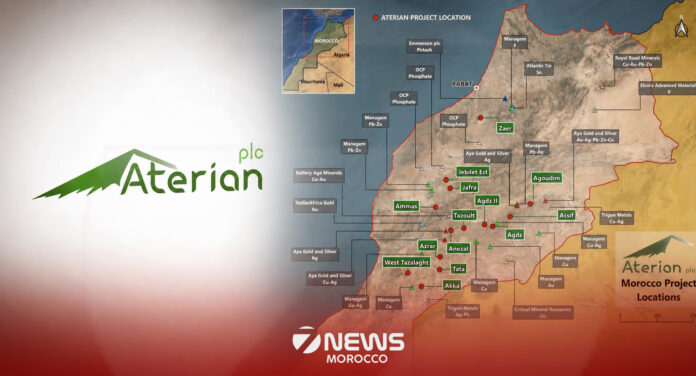 Aterian partners with French technology company Lithosquare, which will invest €1m by 2026 in a group of mining projects in Morocco
