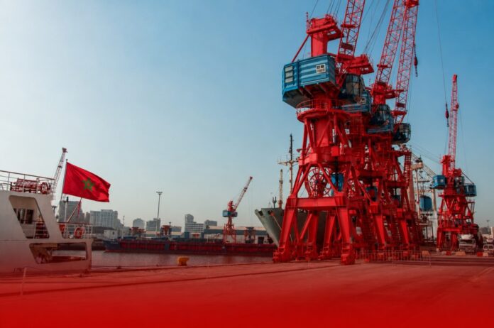 Morocco's new Nador West Med port has taken another step towards opening after receiving its first three giant container cranes