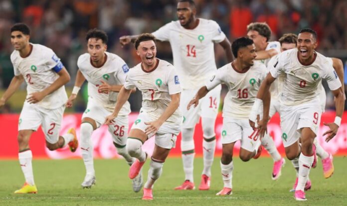 Morocco are through to the last 16 of the FIFA World Cup after beating the Netherlands 3 to 2 on penalties