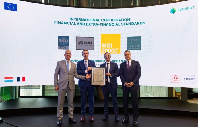 COSUMAR has received the MSI 20000 certification, an international standard that measures companies' financial strength and governance. COSUMAR has received the MSI 20000 certification, an international standard that measures companies' financial strength and governance.