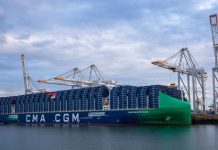 One of the world’s largest cargo ships begins regular stops at Tanger Med The CMA CGM NOTRE DAME arrived on Monday at the TC2 container terminal at Tanger Med port. It's an LNG-powered ship.