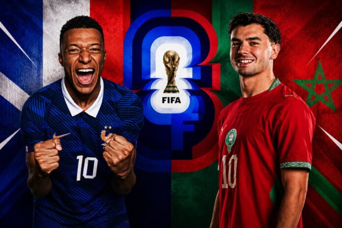 France and Morocco will face each other in the World Cup quarterfinals, four years after meeting in the semifinals in Qatar.