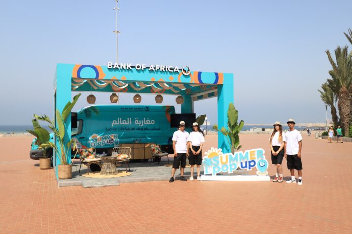 Bank of Africa has launched mobile banking spaces at popular holiday destinations to make it easier for Moroccans living abroad