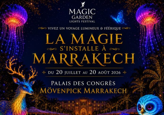 Marrakech will host the second Magic Garden Festival from 20 July to 20 August at the Palais des Congrès.