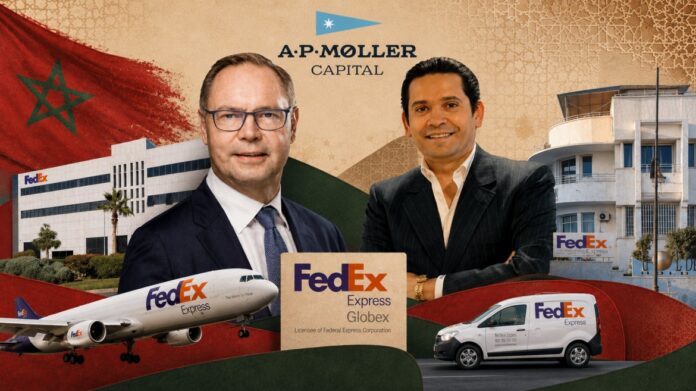 A.P. Moller Capital Globex ! AI-generated collage