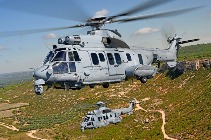 H225M Caracal helicopters