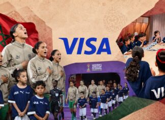 Visa uses WAFCON to teach 750 young fans about money Visa gives 750 young fans the chance to join WAFCON 2026 players on the pitch while learning basic financial skills | AI generated collage