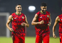 Hakimi and Saibari banned for AFCON qualifier after final incident Hakimi will sit out the game against Gabon on 25 September. Midfielder Ismaël Saibari is also suspended and will miss the opening qualifier