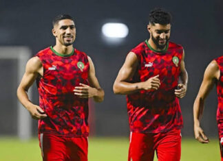 Hakimi and Saibari banned for AFCON qualifier after final incident Hakimi will sit out the game against Gabon on 25 September. Midfielder Ismaƫl Saibari is also suspended and will miss the opening qualifier