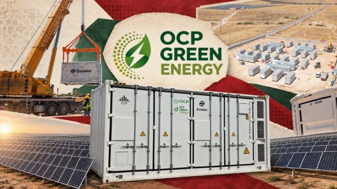 OCP Green Energy has switched on a 125 MWh battery storage system in Benguerir to support solar power and cut peak electricity costs. OCP Green Energy has switched on a 125 MWh battery storage system in Benguerir to support solar power and cut peak electricity costs.