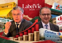 LabelVie breaks 10bn dirhams in half-year sales LabelVie’s sales rose 16.8% to 10.19bn dirhams in the first half as rapid store expansion put pressure on operating margins.