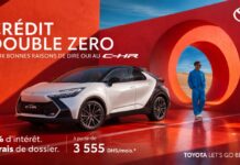 Toyota C-HR Hybrid: 0% Interest and Payments From 3,555 DH Toyota Morocco is offering 0% interest on the C-HR hybrid, with no admin fees and monthly payments starting at 3,555 DH until September 2026.