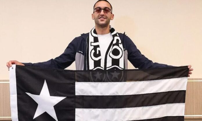 Hakim Ziyech is set to earn about $125,000 a month at Botafogo after leaving Wydad Casablanca as a free agent.