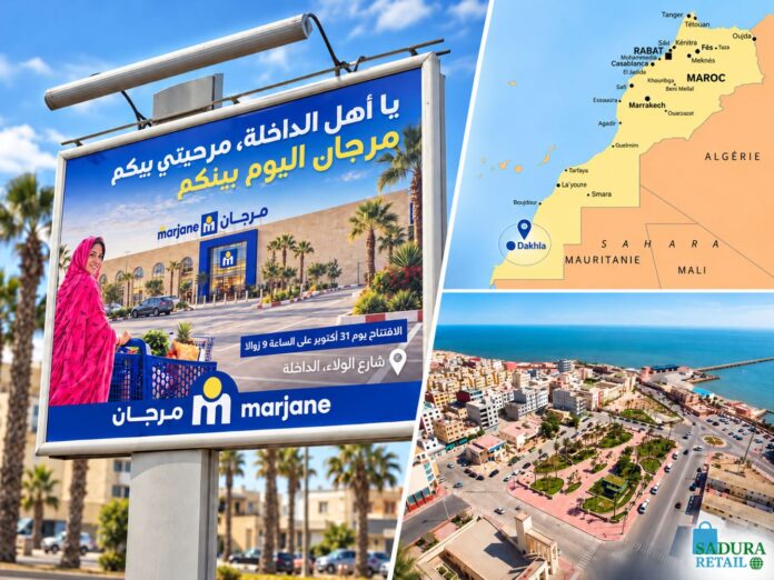 Marjane hypermarket in Dakhla