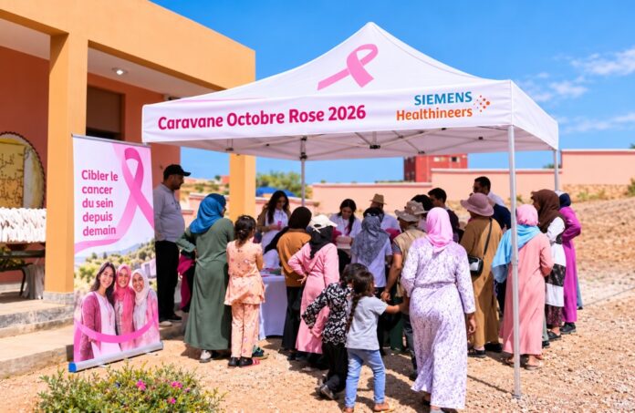 Siemens Healthineers Morocco and Médec In Casablanca held a medical caravan in Rehamna, offering consultations and raising awareness of breast and cervical cancer. Siemens Healthineers Morocco and Médec In Casablanca held a medical caravan in Rehamna, offering consultations and raising awareness of breast and cervical cancer.