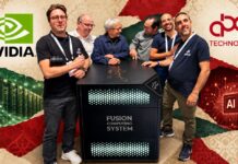 ABA Technology Pitches Moroccan Sovereign AI to Nvidia Chief Moroccan tech firm ABA Technology presents its Fusion AI In-a-Box platform to Nvidia chief Jensen Huang at GTC Berlin 2026.