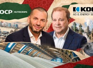 Koch strikes deal to take half of OCP fertiliser plant US industrial giant Koch has struck a deal to acquire a 50% stake in an OCP fertiliser plant in Morocco, expanding a partnership with OCP Group.